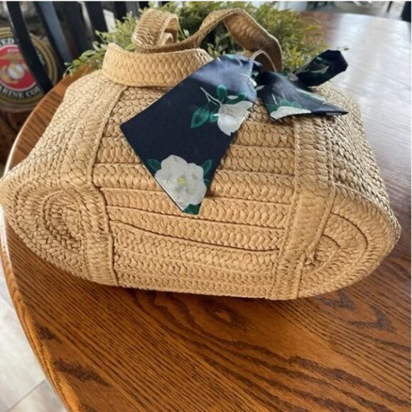 DRAPER JAMES Woven Straw Tote Bag - Picture 4 of 10